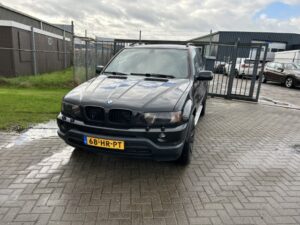 BMW x5 e53 4.4i v8 zwarte hemel schuifdak leer